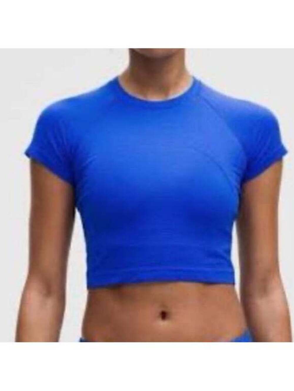 Swiftly Tech Cropped Short-Sleeve Shirt size 8